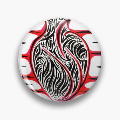 Abstract Bloody Heart Design
