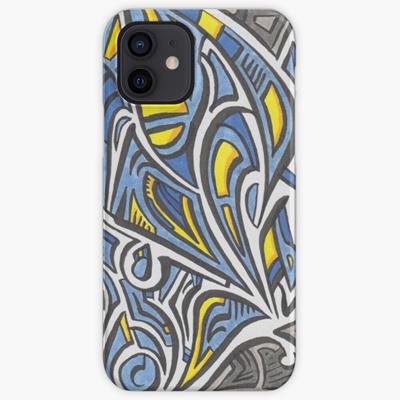 Blue and Yellow Space Squid