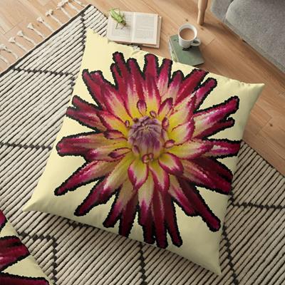 Crimson and Yellow Flower