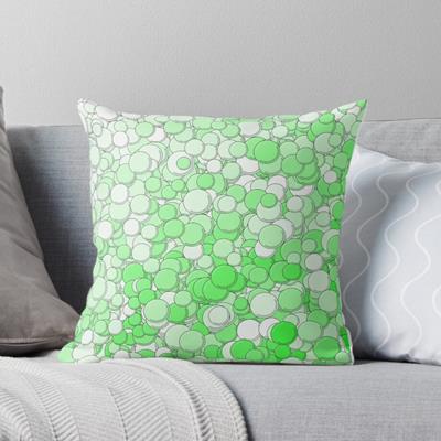 Green and White Bubbles