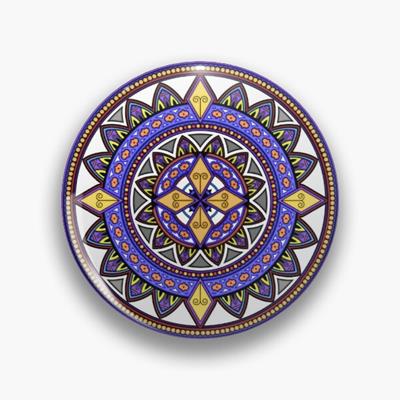 Purple and Gold Mandala