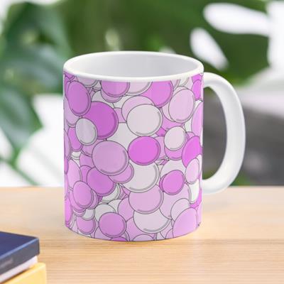 Purple and White Bubbles