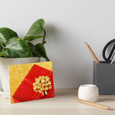 Red and Gold Gift Box