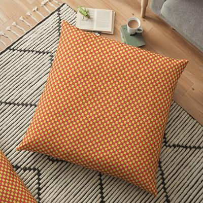 Red and Yellow Eye-Burning Fabric Pattern