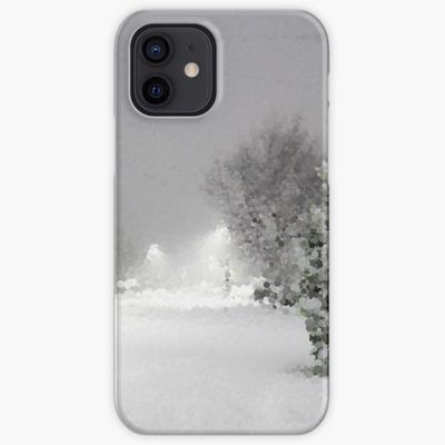 Small Town Under Snow