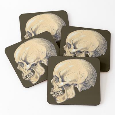 Stylized Skull in Profile