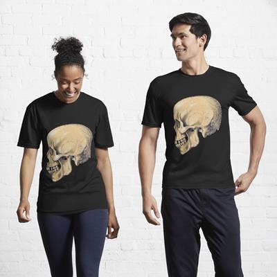 Stylized Skull in Profile