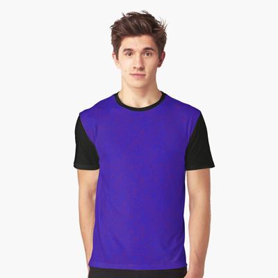 Swirling Abstract Line Art in Purple on Blue