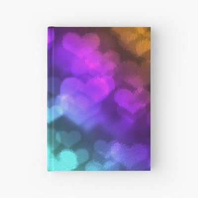 Trippy Colorful Hearts