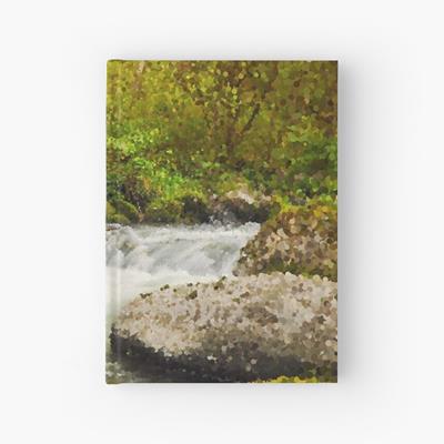White Water in a Rocky Stream